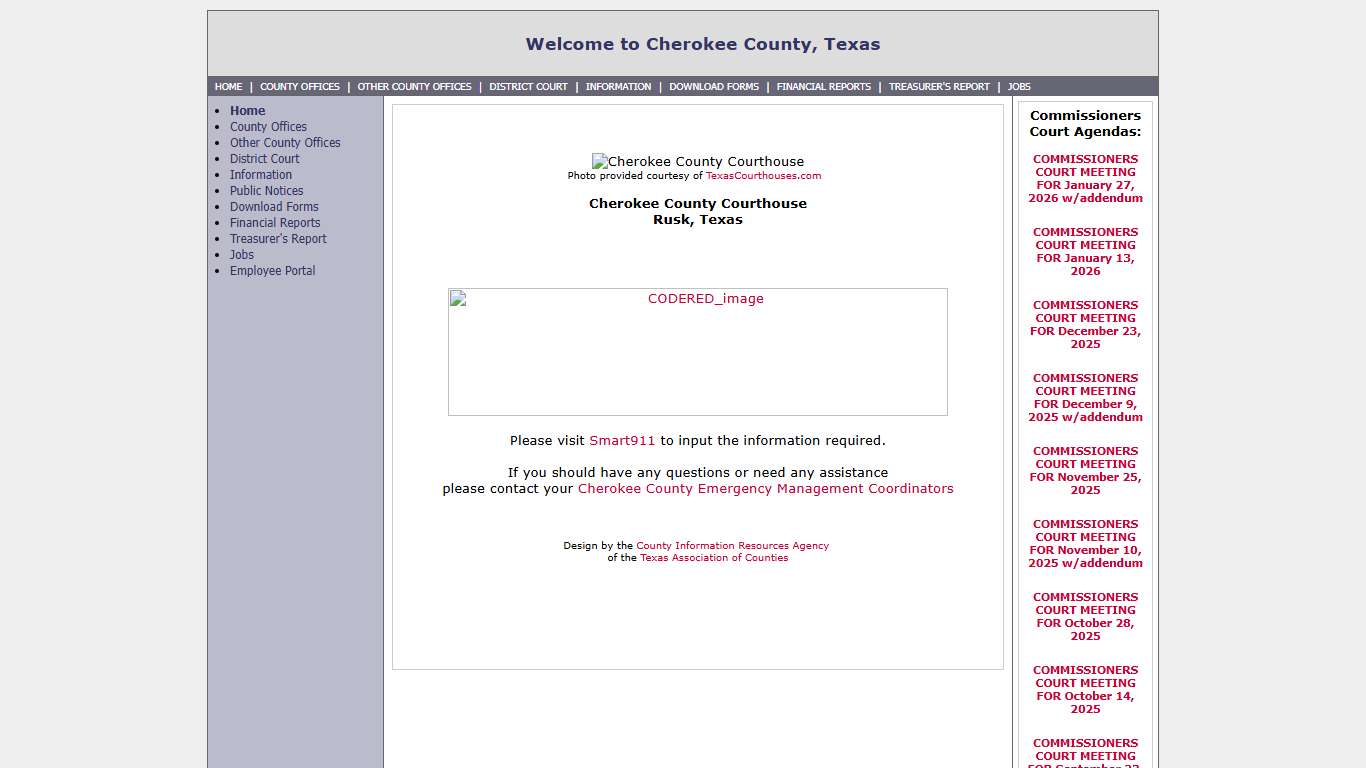 Cherokee County, Texas